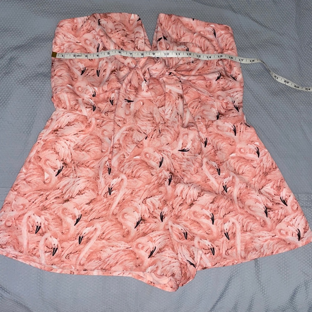 BUDDY LOVE | Pink Flamingo Romper Jumbie | L